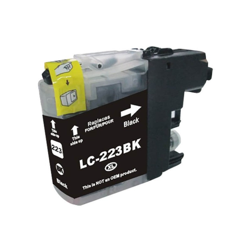 Cartuccia Compatibile Brother LC-221 LC-223 Bk Nero Con Chip 20ml