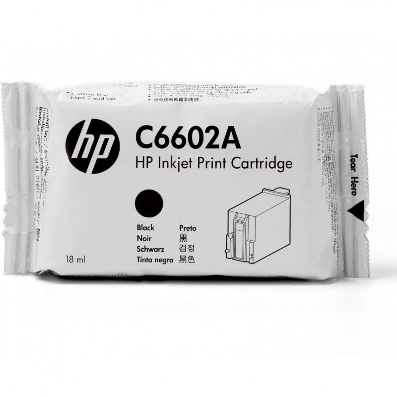 HP C6602A 6602A Cartuccia Originale Bk Nero 7 milioni di caratteri 7000000