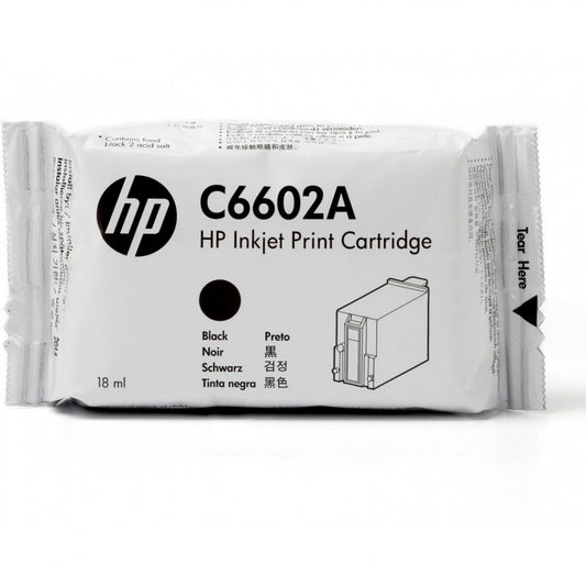 HP C6602A 6602A Cartuccia Originale Bk Nero 7 milioni di caratteri 7000000