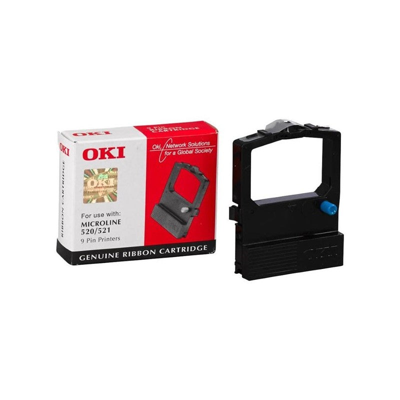 Nastro Originale Oki 520 09002315 Bk Nero 4000000 Caratteri