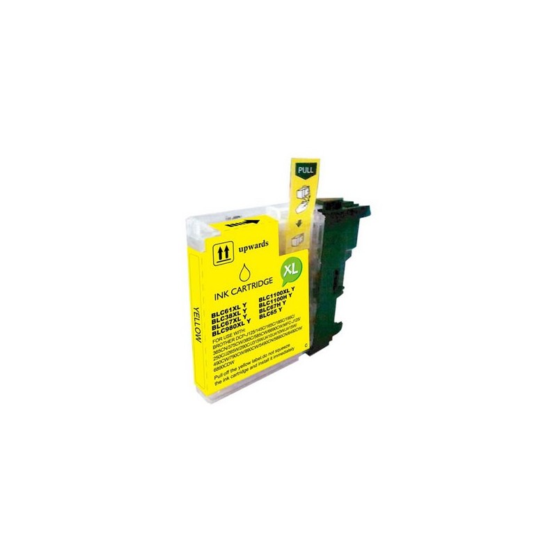 Cartuccia Compatibile Brother LC-980 LC-985 LC-1100 Y Yellow 15ml