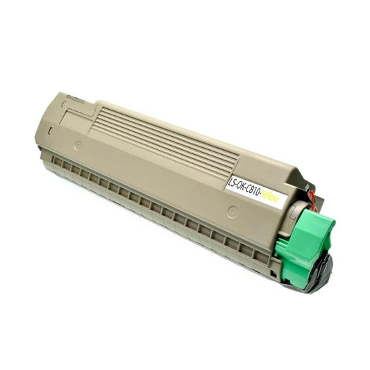 Toner Compatibile Oki C810 44059105 Y Yellow 8000 Pagine