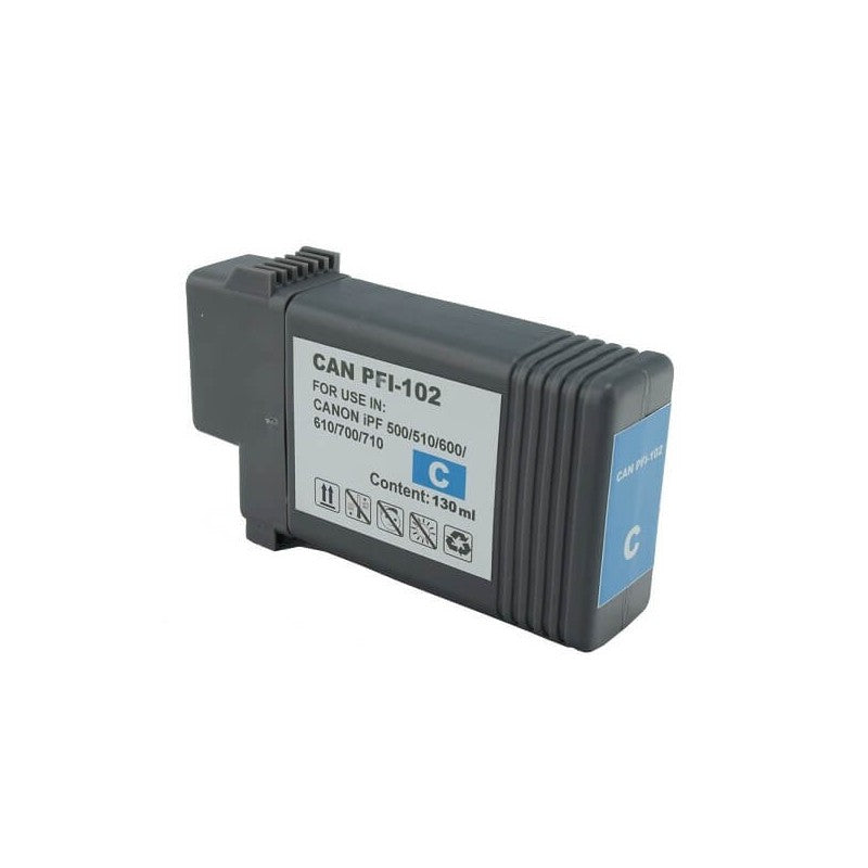 Cartuccia Compatibile Canon PFI-102C 0895B001 C Ciano