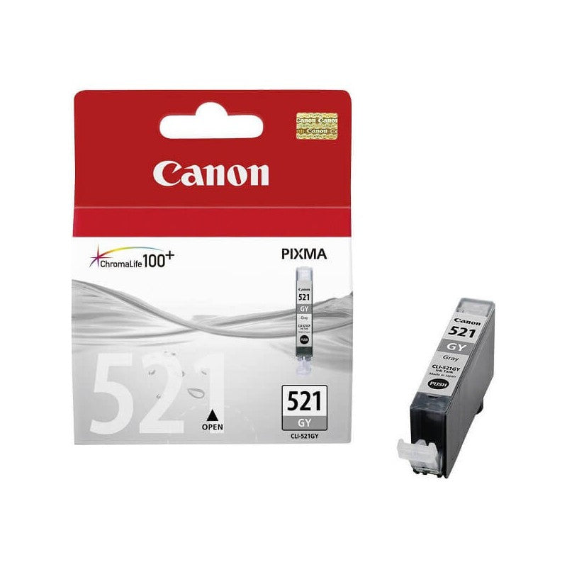 Canon CLI-521GY 2937B001 Cartuccia Originale GY Grigio