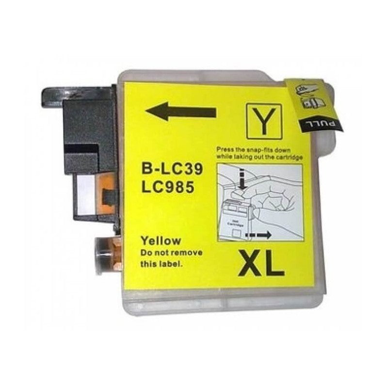 Cartuccia Compatibile Brother LC-39 LC-985 Y Yellow 12ml