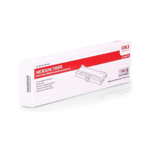 Nastro Originale Oki 5100FB 43821103 Bk Nero 2000000 Caratteri