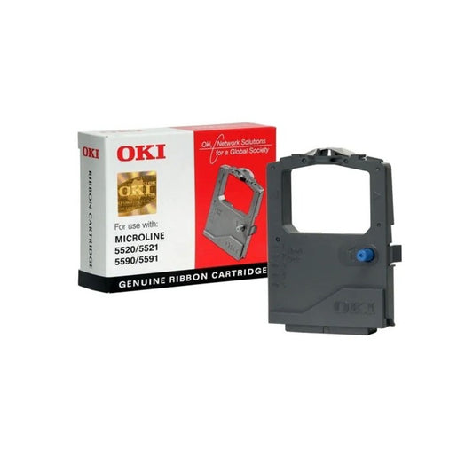 Nastro Originale Oki 5520 01126301 Bk Nero 4000000 Caratteri