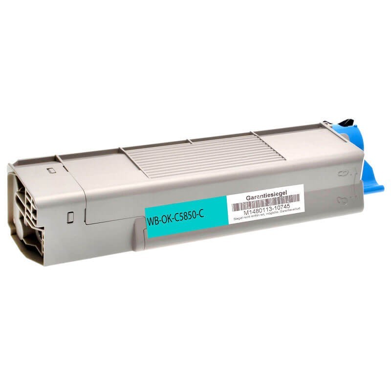 Toner Compatibile Oki C5850 43865723 C Ciano 5000 Pagine