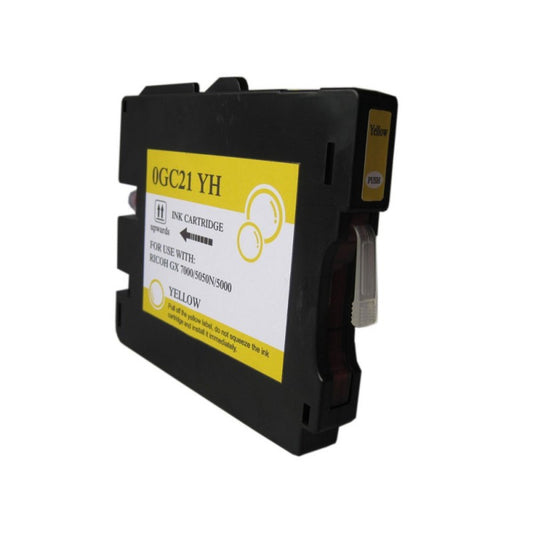 Cartuccia Compatibile Ricoh GC21Y 405535 Yellow 1000 Pagine Inchiostro Sublimatico