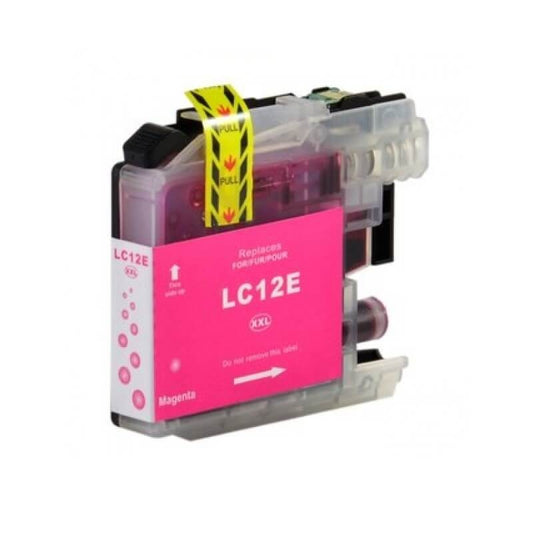 Cartuccia Compatibile Brother LC12E M Magenta Con Chip 1200 Pagine