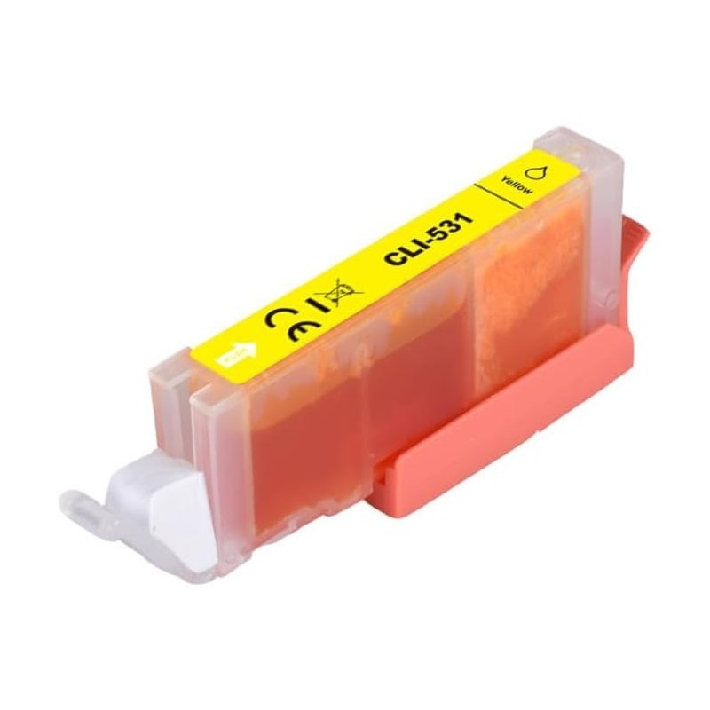 Cartuccia Compatibile Canon 6121C001 CLI-531 XL Yellow Con Chip