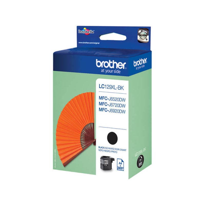 Cartuccia Originale Brother LC129XLBK Bk Nero 2400 Pagine