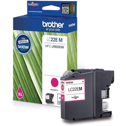 Cartuccia Originale Brother LC22EM M Magenta 1200 Pagine