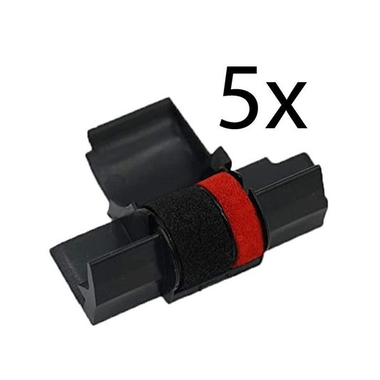 Canon IR40T IR50 GR745 Confezione 5 Nastri Compatibili Nero Rosso