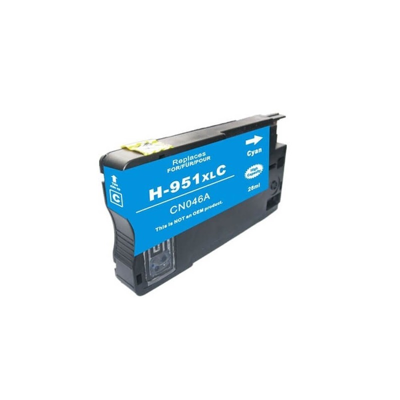 Cartuccia Compatibile HP 951 CN046AE 951XL C Ciano
