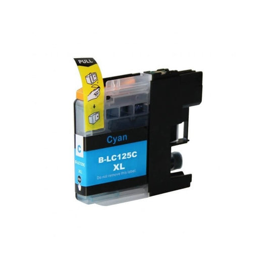 Cartuccia Compatibile Brother LC-125 C Ciano Con Chip 15ml