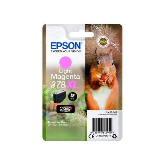 Epson C13T37964010 378XL Cartuccia Originale LM Light Magenta 830 Pagine