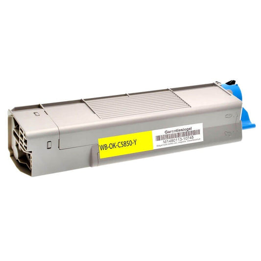 Toner Compatibile Oki C5850 43865721 Y Yellow 5000 Pagine