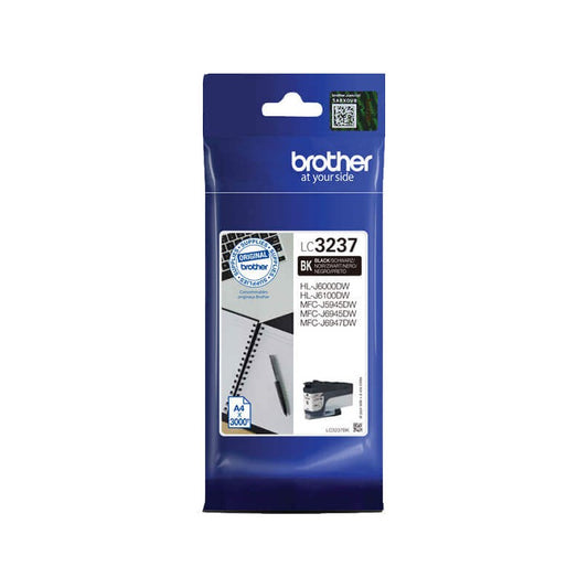 Cartuccia Originale Brother LC3237BK Bk Nero 3000 Pagine