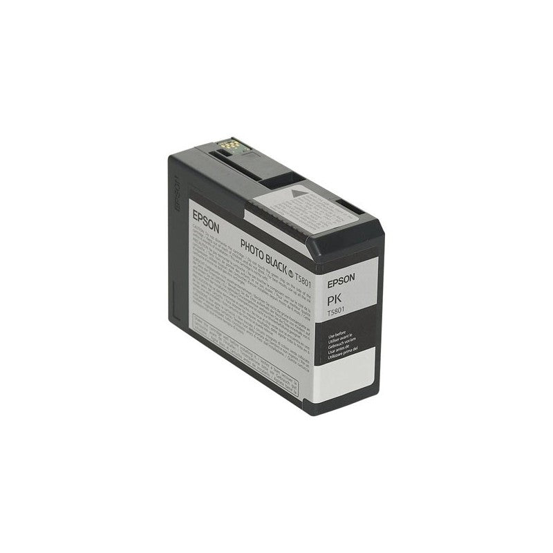 Epson C13T580100 T5801 Cartuccia Originale PBK Photo Bk Nero 80ml
