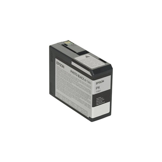 Epson C13T580100 T5801 Cartuccia Originale PBK Photo Bk Nero 80ml