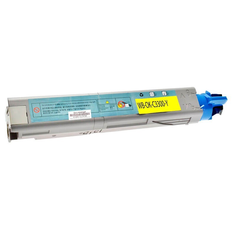 Toner Compatibile Oki C3300 43459329 Y Yellow 2500 Pagine