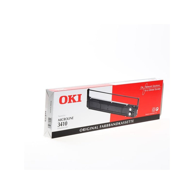 Nastro Originale Oki 3410 09002308 Bk Nero 10000000 Caratteri