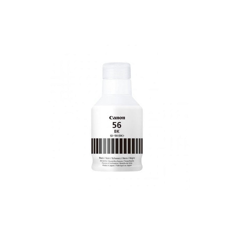 Canon GI-56BK 4412C001 GI56BK 170ml Inchiostro Originale Bk Nero 6000 Pagine