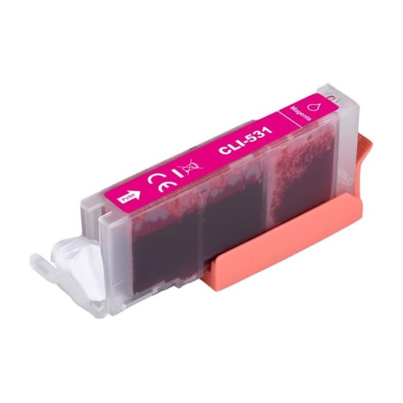 Cartuccia Compatibile Canon 6120C001 CLI-531 XL Magenta Con Chip