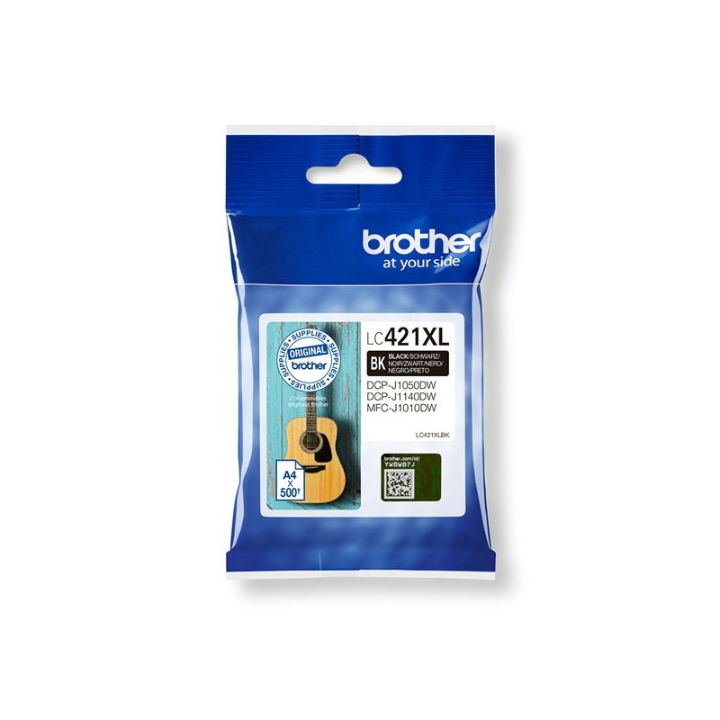 Cartuccia Originale Brother LC421XLBK Bk Nero 500 Pagine