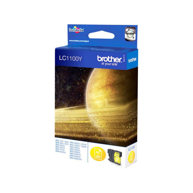 Cartuccia Originale Brother LC1100Y Y Yellow 325 Pagine