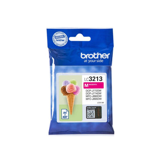 Cartuccia Originale Brother LC3213M M Magenta 400 Pagine