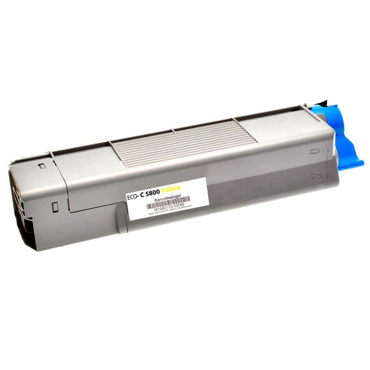 Toner Compatibile Oki C5800 43324421 Y Yellow 5000 Pagine