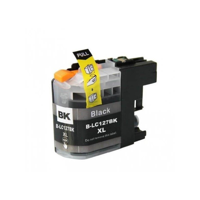 Cartuccia Compatibile Brother LC-127 Bk Nero Con Chip 28ml