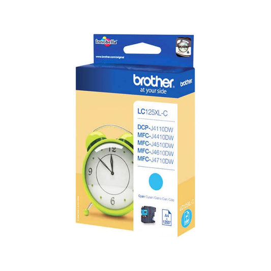 Cartuccia Originale Brother LC125XLC C Ciano 1200 Pagine
