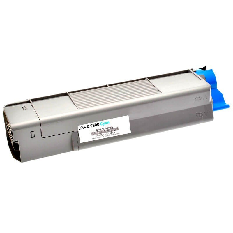 Toner Compatibile Oki C5800 43324423 C Ciano 5000 Pagine