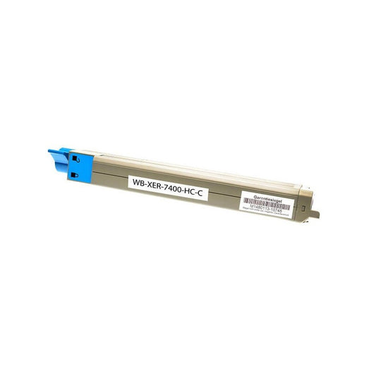 Toner Compatibile Xerox 7400 106R01077 106R1077 C Ciano 18000 Pagine