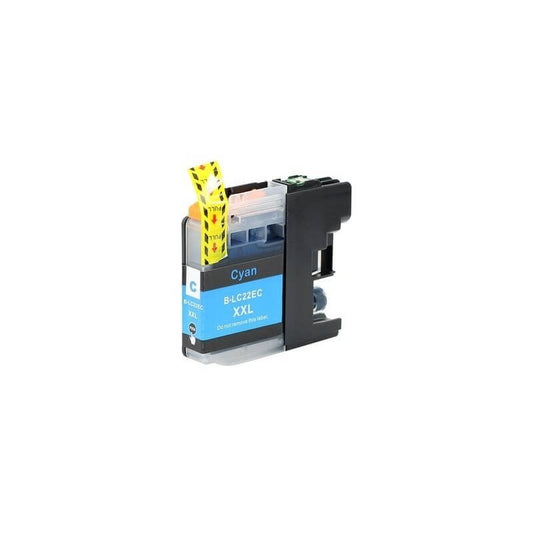 Cartuccia Compatibile Brother LC22E C Ciano Con Chip 1200 Pagine