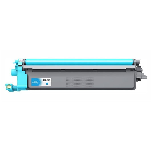 Toner Compatibile Brother TN-249 C Ciano 4000 Pagine Con Chip