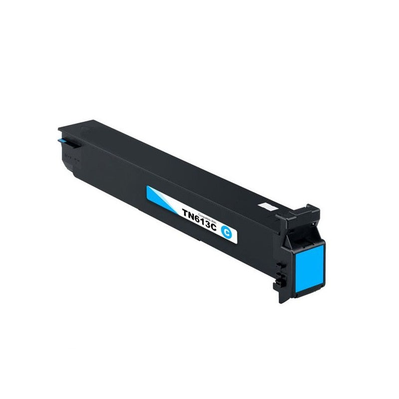 Toner Compatibile Konica Minolta TN613C A0TM450 C Ciano 30000 Pagine