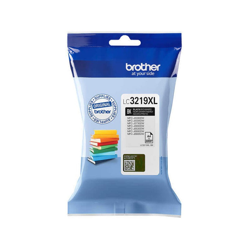Cartuccia Originale Brother LC3219XLBK Bk Nero 3000 Pagine