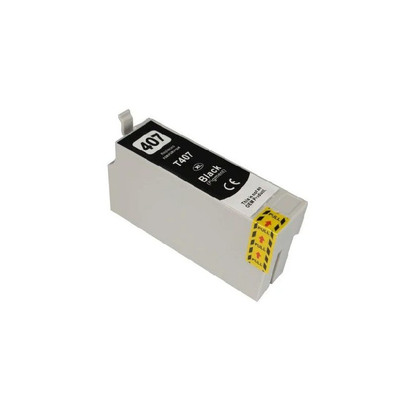 Cartuccia Compatibile Epson 407 BK Nero 2600 Pagine C13T07U140