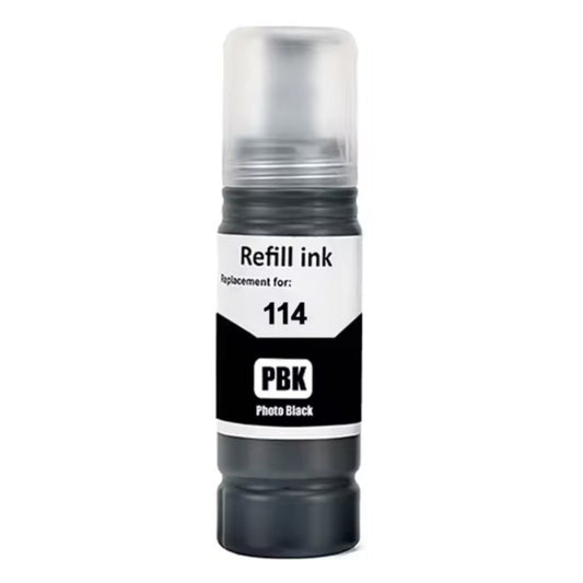 Inchiostro Compatibile Epson 114 C13T07B140 T07B140 Photo Bk Nero 70ml