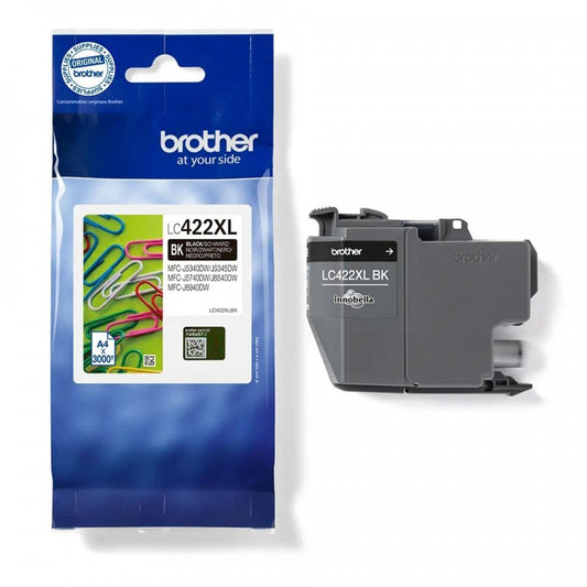 Cartuccia Originale Brother LC422XLBK Bk Nero 3000 Pagine