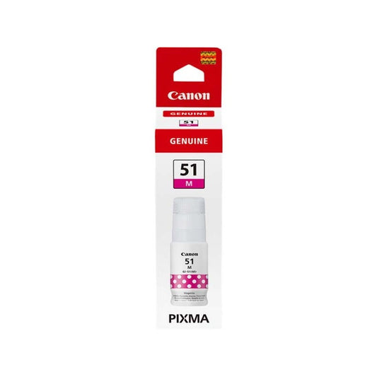 Canon GI-51M 4547C001 70ml Inchiostro Originale M Magenta 7700 Pagine