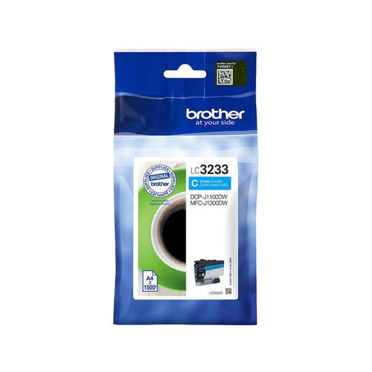 Cartuccia Originale Brother LC3233C C Ciano 1500 Pagine
