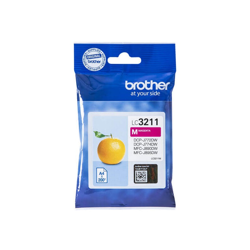 Cartuccia Originale Brother LC3211M M Magenta 200 Pagine