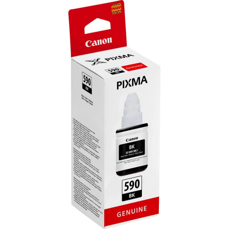 Canon GI590BK 1603C001 135ml Inchiostro Originale Bk Nero 6000 Pagine