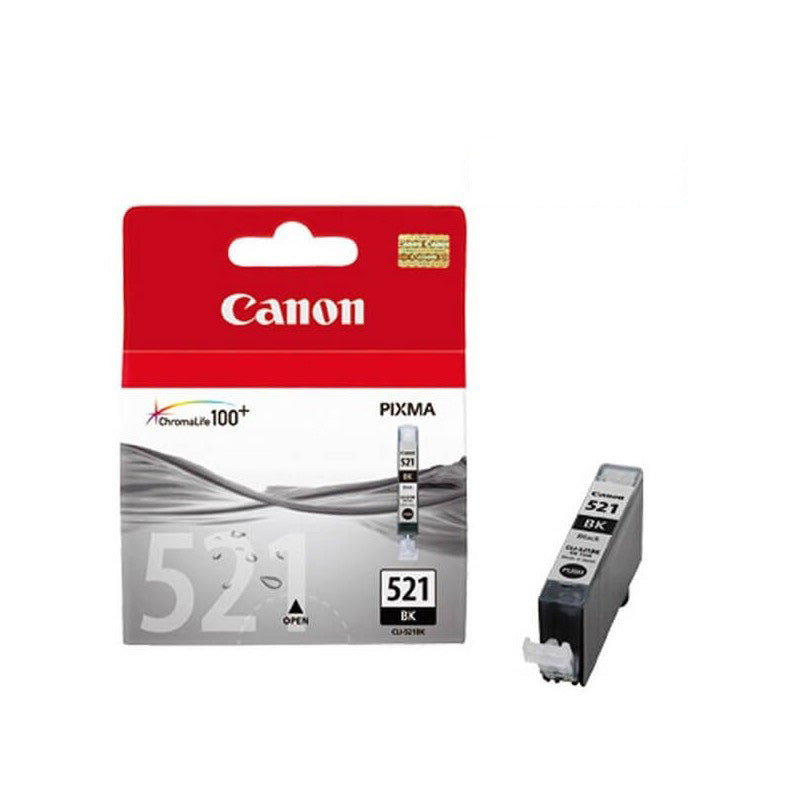 Canon CLI-521BK 2933B001 Cartuccia Originale Photo Bk Nero