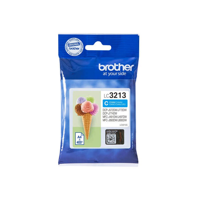 Cartuccia Originale Brother LC3213C C Ciano 400 Pagine